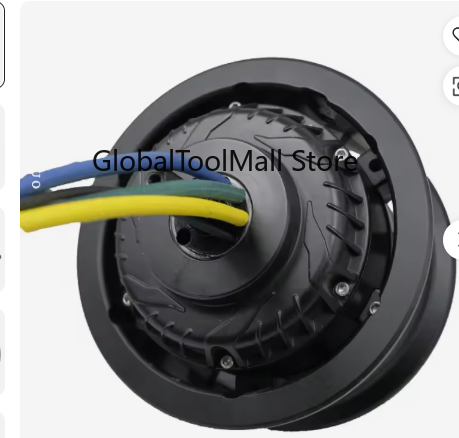 60V 5000W Brushless Hub Motor - มอเตอร์ฮับสกู๊ตเตอร์ไฟฟ้าแบบไร้แปรงถ่านและไร้เกียร์ กำลังสูง แม่เหล็ก 70 มม. 11