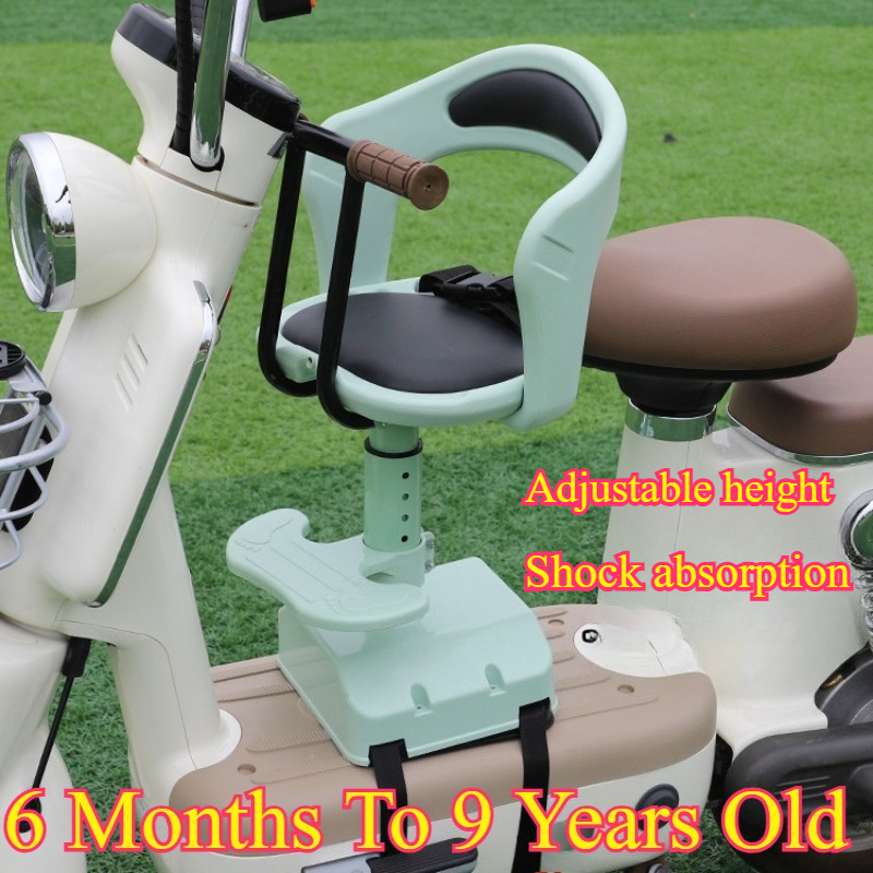Kids Electric Scooter - ที่นั่งนิรภัยสำหรับเด็กแบบปรับได้สำหรับยามดี้ สกู๊ตเตอร์ไฟฟ้า มอเตอร์ไซค์ เด็กทารก อายุ 8