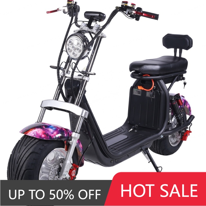 Electric Scooter Adults - RRE CityCoco สกู๊ตเตอร์ไฟฟ้าล้อใหญ่ 60V 20ah รุ่น