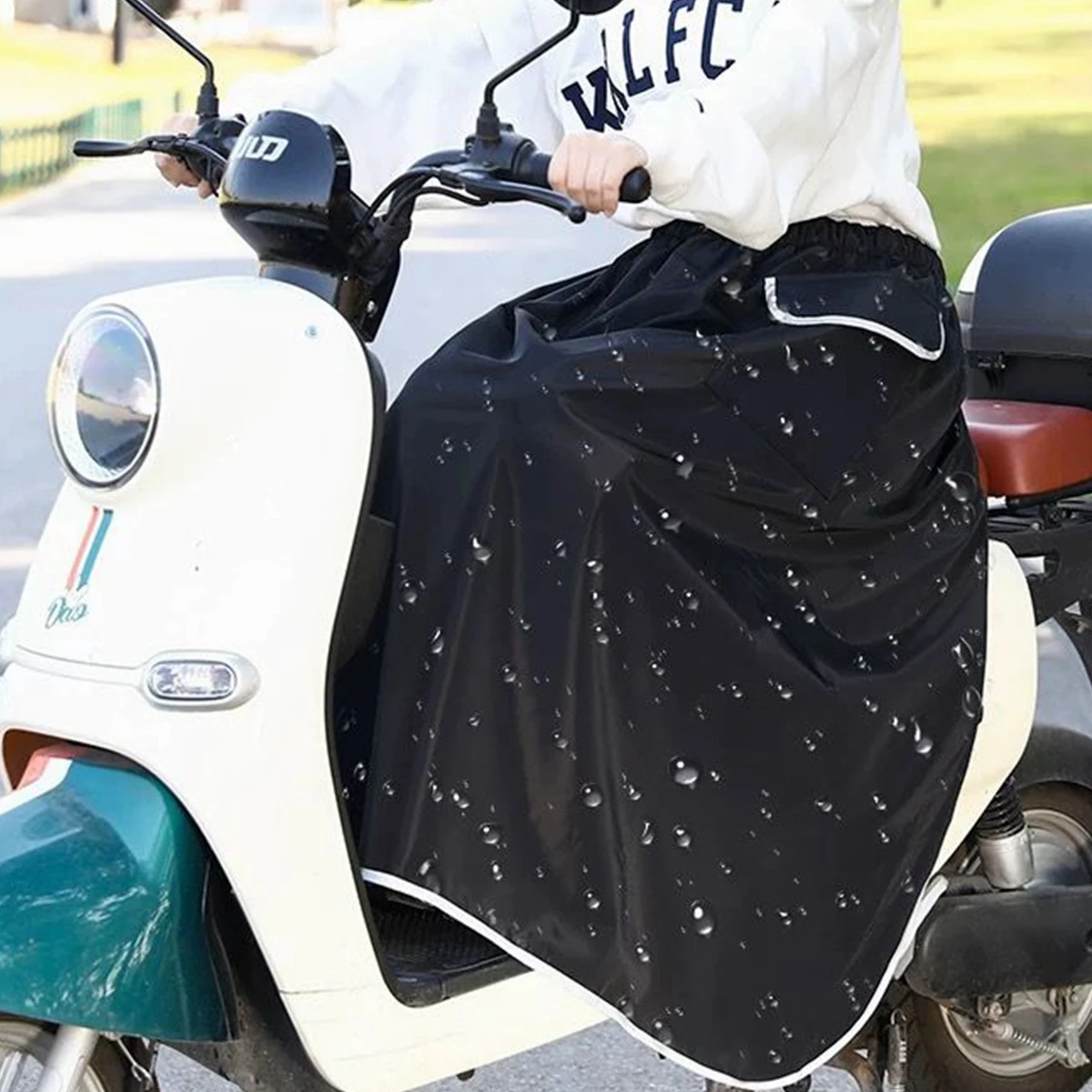 ผ้าคลุมขาสำหรับรถจักรยานยนต์แล - Electric Scooter Rain Cover บทวิจารณ์และราคา