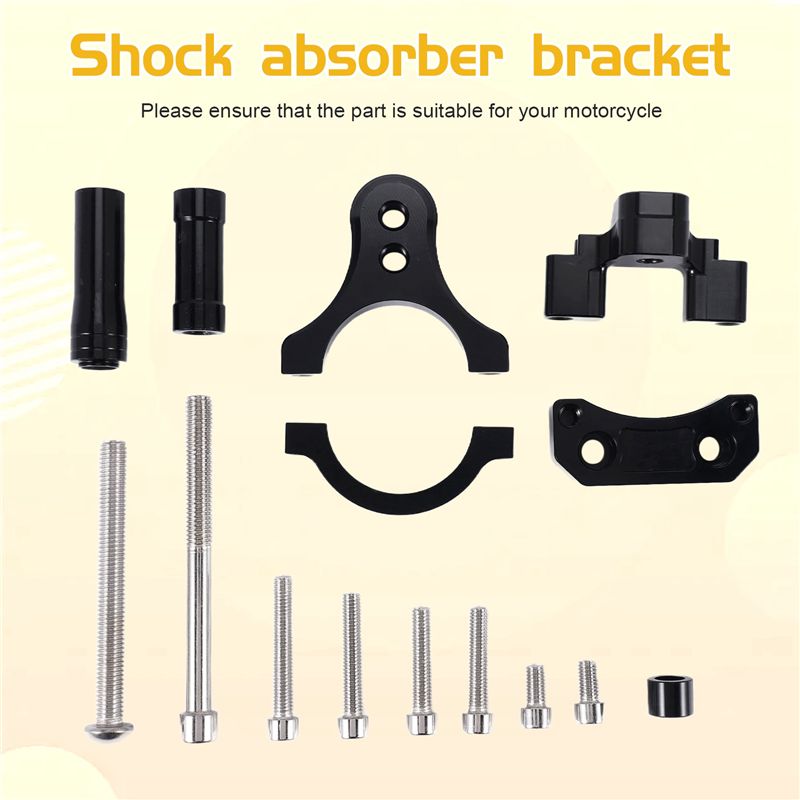 ขายดี-ชุดอุปกรณ์ยึดติดตั้งกันส - Steering Damper Stabilizer Kit Cnc บทวิจารณ์และราคา