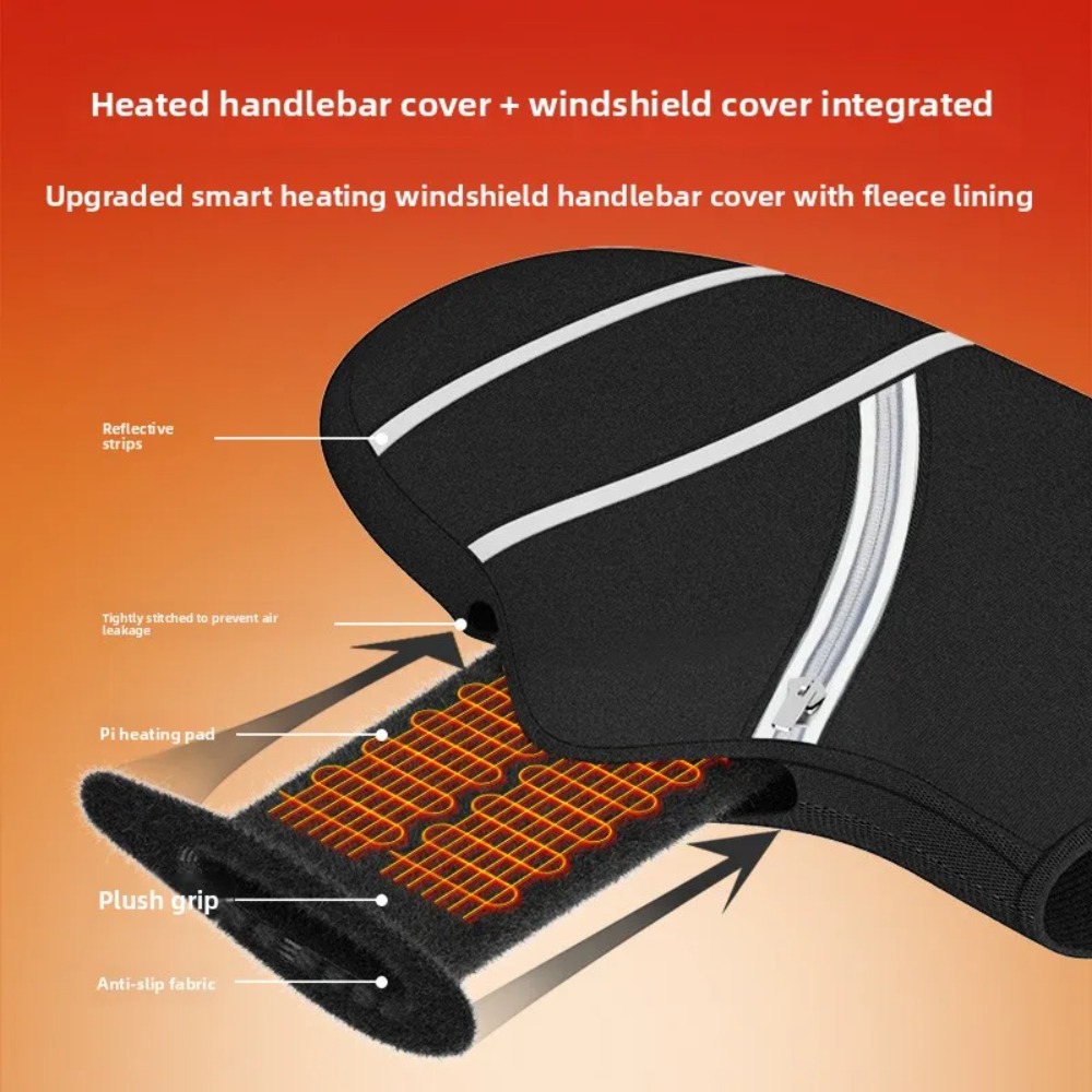 ปลอกแฮนด์มอเตอร์ไซค์แบบอุ่นสำห - Electric Scooter Rain Cover บทวิจารณ์และราคา